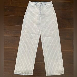 Unpublished by Anthropologie light blue short length wide pant women’s size 28